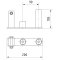 Construction fence hinge | only for construction fences with cross tubes left open
